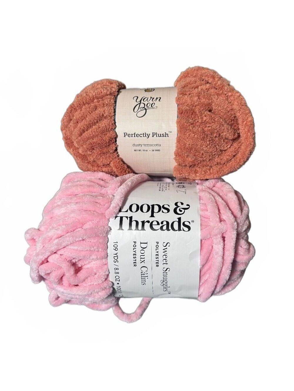 Loops and Threads Yarn Bee Plush Yarn Lot of 2